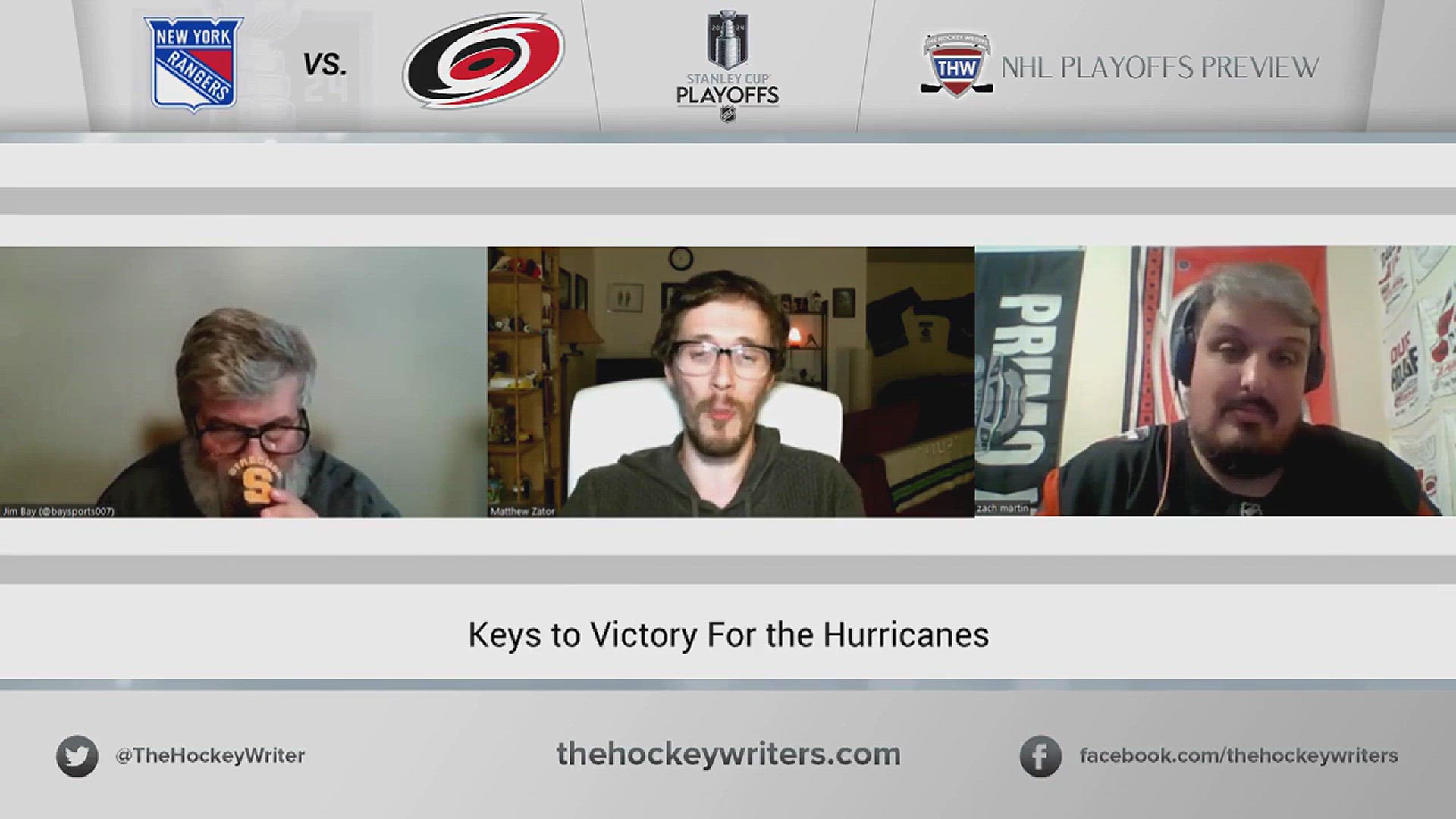 'Video thumbnail for Rangers vs. Hurricanes 2024 NHL Playoff Preview - Keys to Victory for the Hurricanes'