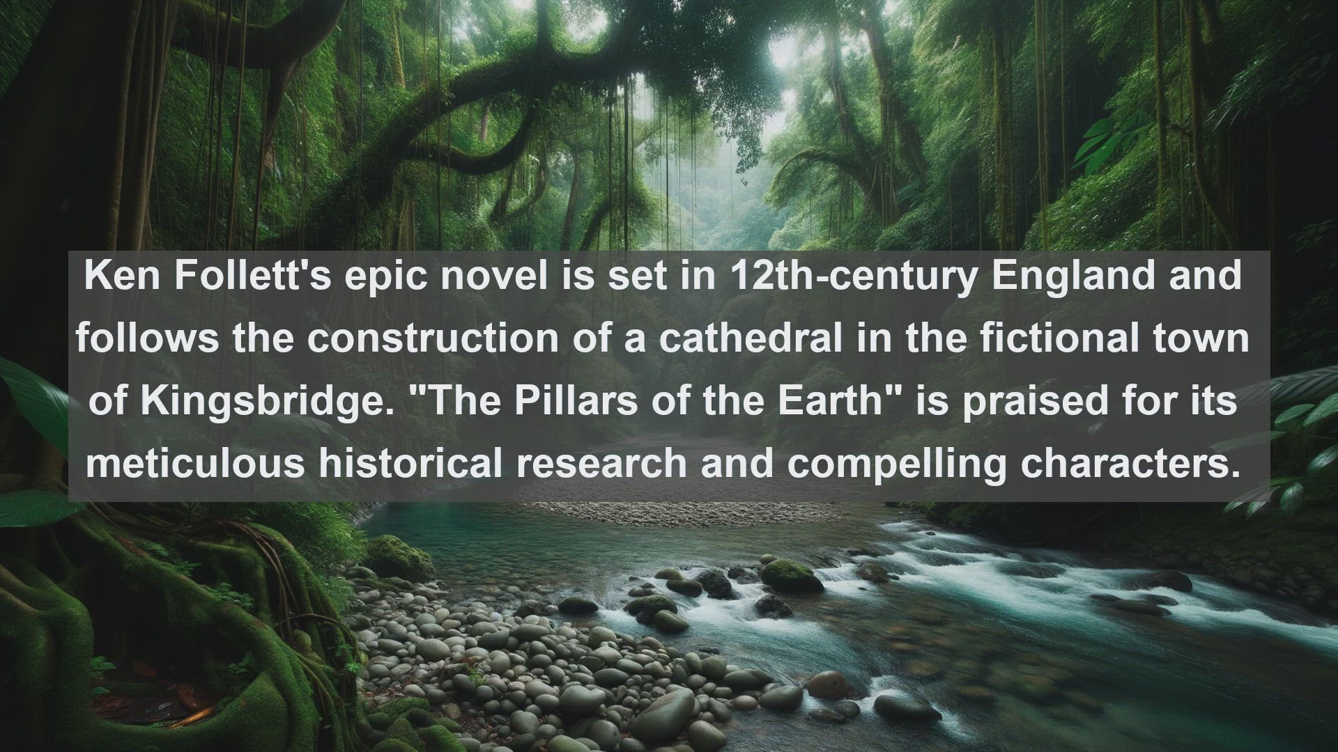 'Video thumbnail for Top 10 Historical Novels Set in Europe'
