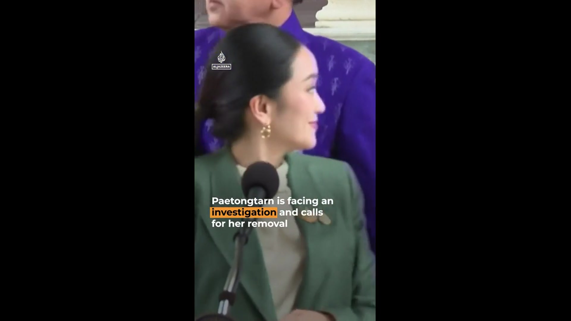 'Video thumbnail for Thai court suspends PM Paetongtarn Shinawatra over leaked phone call'