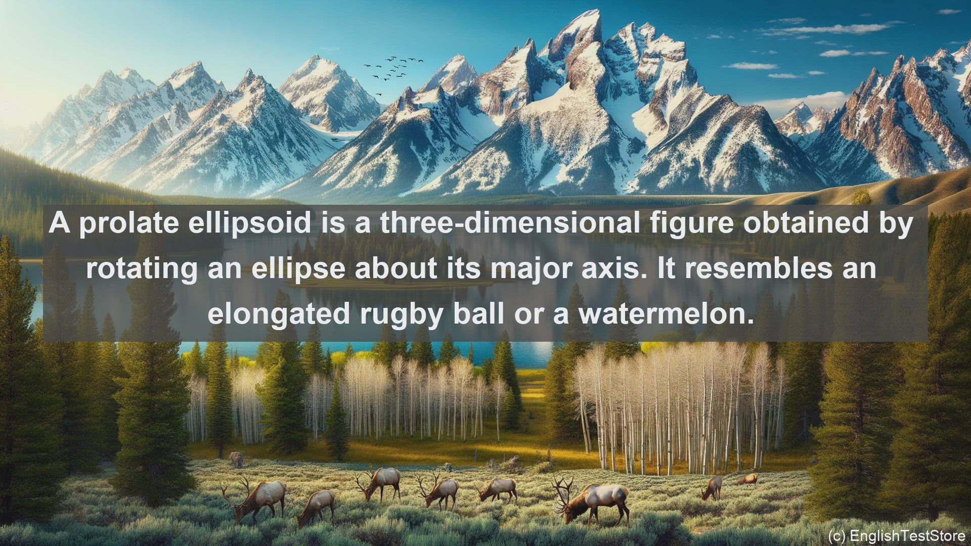 'Video thumbnail for Prolate ellipsoid in science  definition and examples'