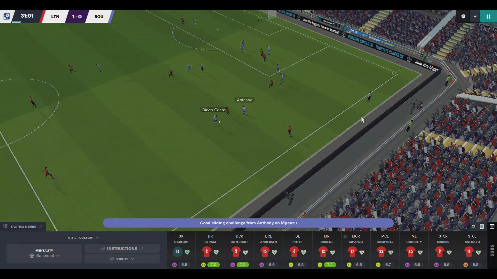 Video thumbnail for FM23: Luton Town's Mpanzu Scores a Stunner Against Bournemouth!