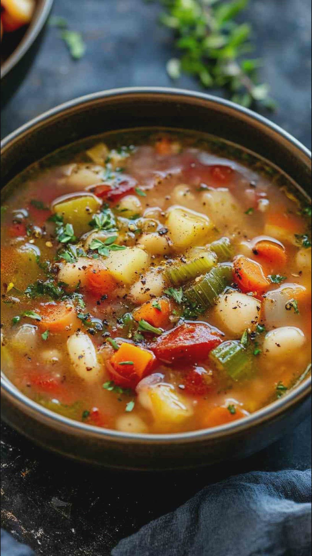 'Video thumbnail for Slow Cooker Vegetable Soup Packed with Flavor & Nutrition Recipe'