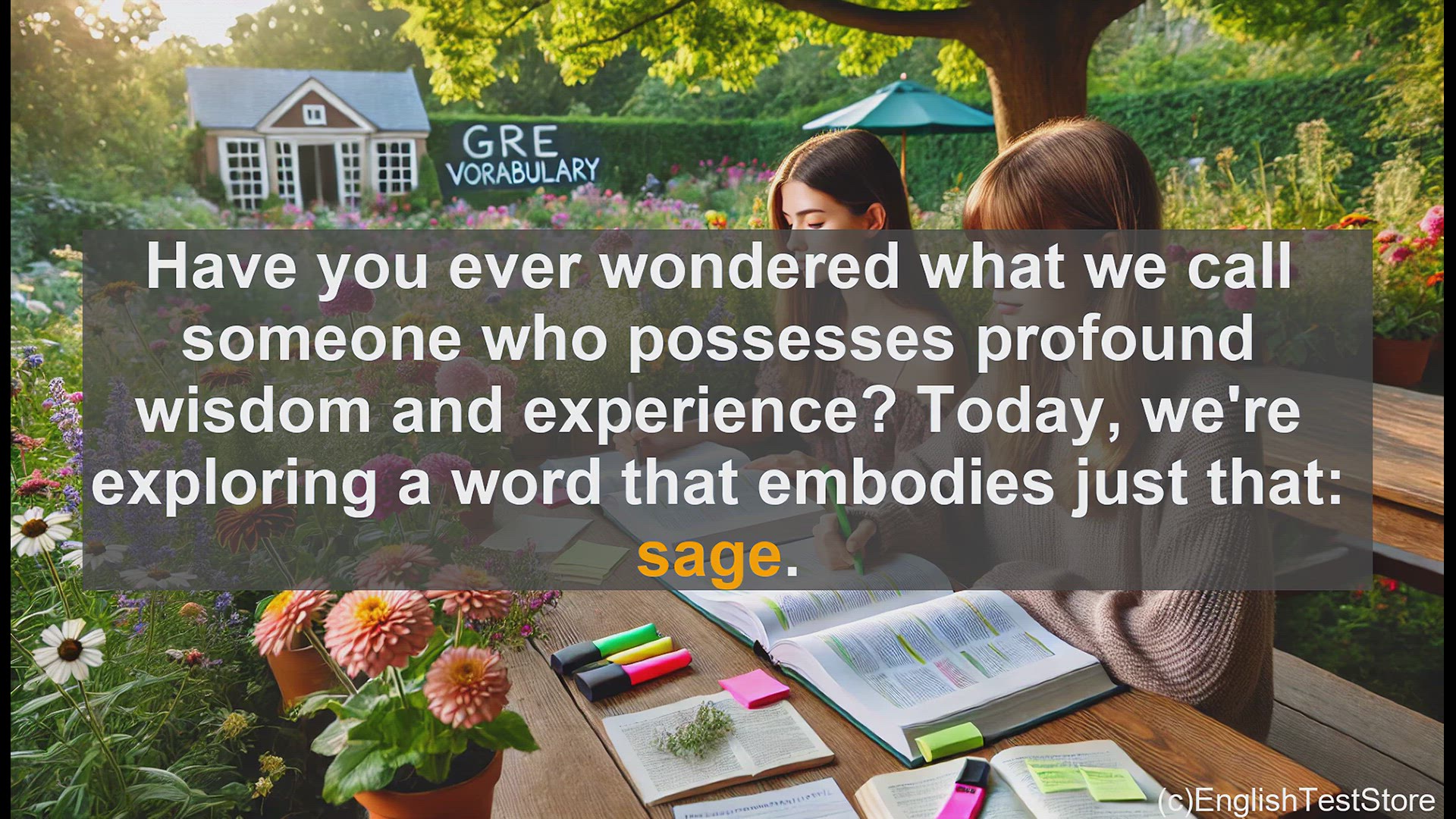'Video thumbnail for GRE Vocabulary Lesson: Sage - Exploring the Word for Profound Wisdom'