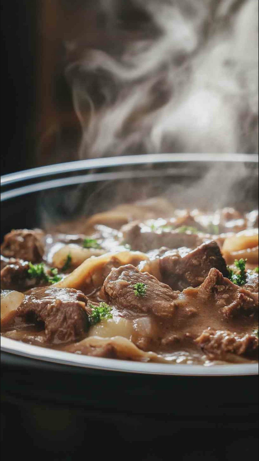 'Video thumbnail for Easy Slow Cooker Beef Stroganoff Set It & Forget It'