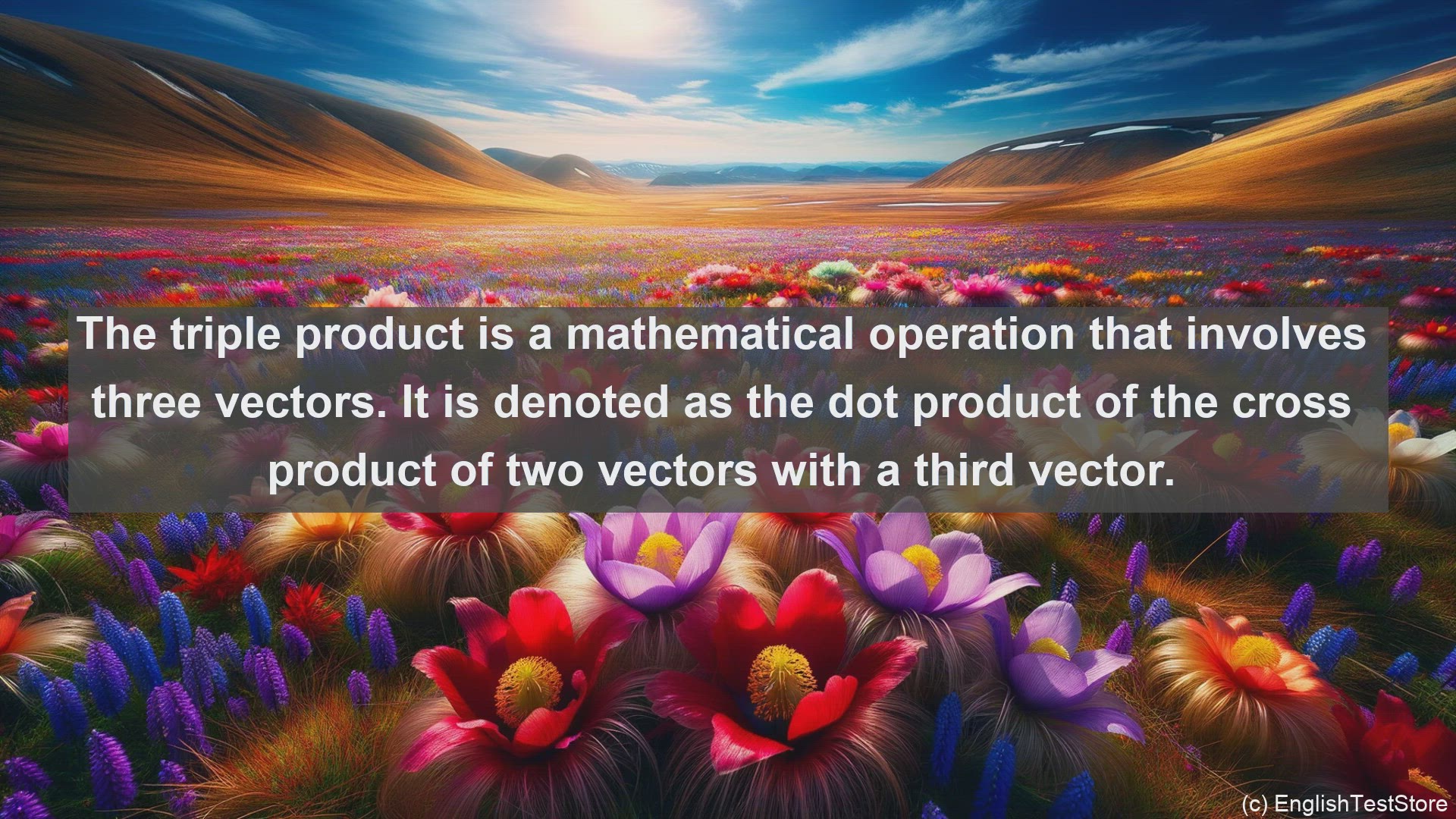 'Video thumbnail for Triple product in science  definition and examples'