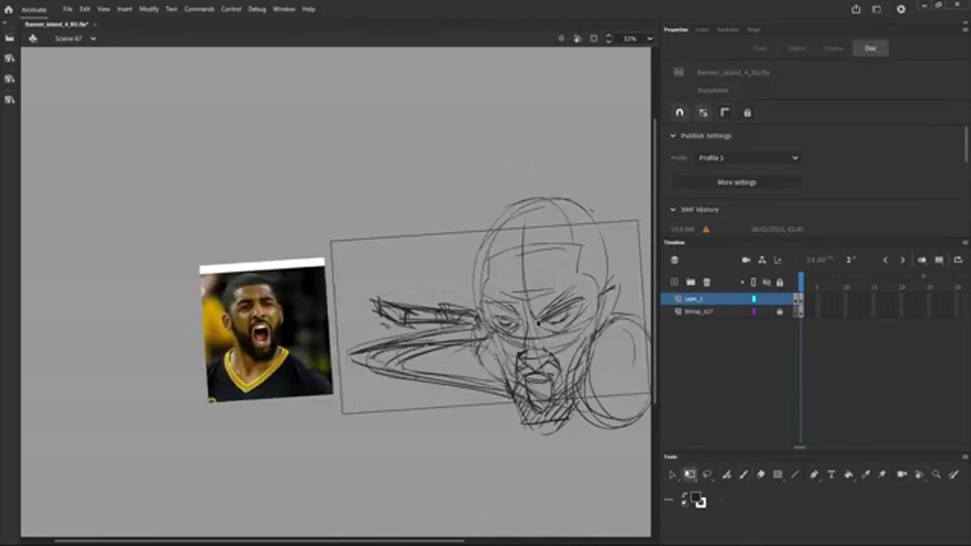 'Video thumbnail for heatcheck: animating kyrie irving: nba x one piece banner island behind the scenes'