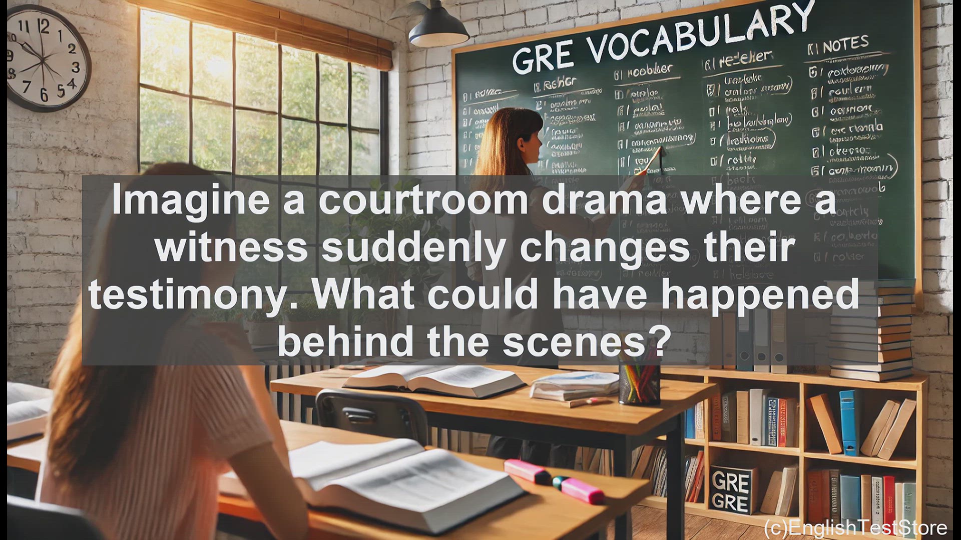 'Video thumbnail for GRE Vocabulary Lesson: The Witness's Betrayal - Exploring the Word 'Suborn''