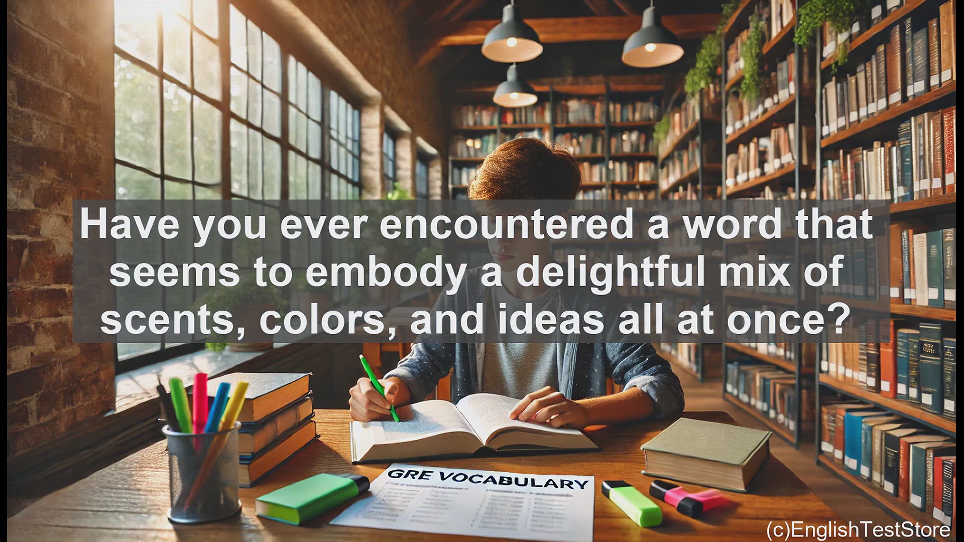 'Video thumbnail for GRE Vocabulary Lesson: Exploring the Versatile Word 'Potpourri''