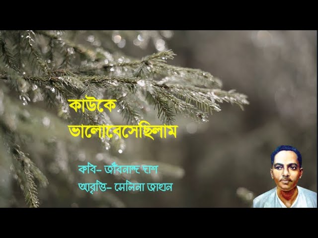 Video thumbnail for কবিতা কাউকে ভালোবেসেছিলাম । কবি - জীবনানন্দ দাশ । আবৃত্তি - সেলিনা জাহান