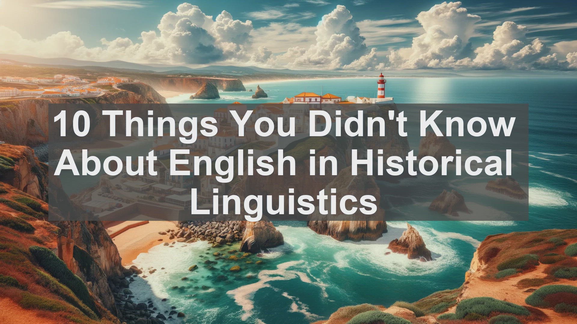 'Video thumbnail for 10 Things You Didn't Know About English in Historical Linguistics '
