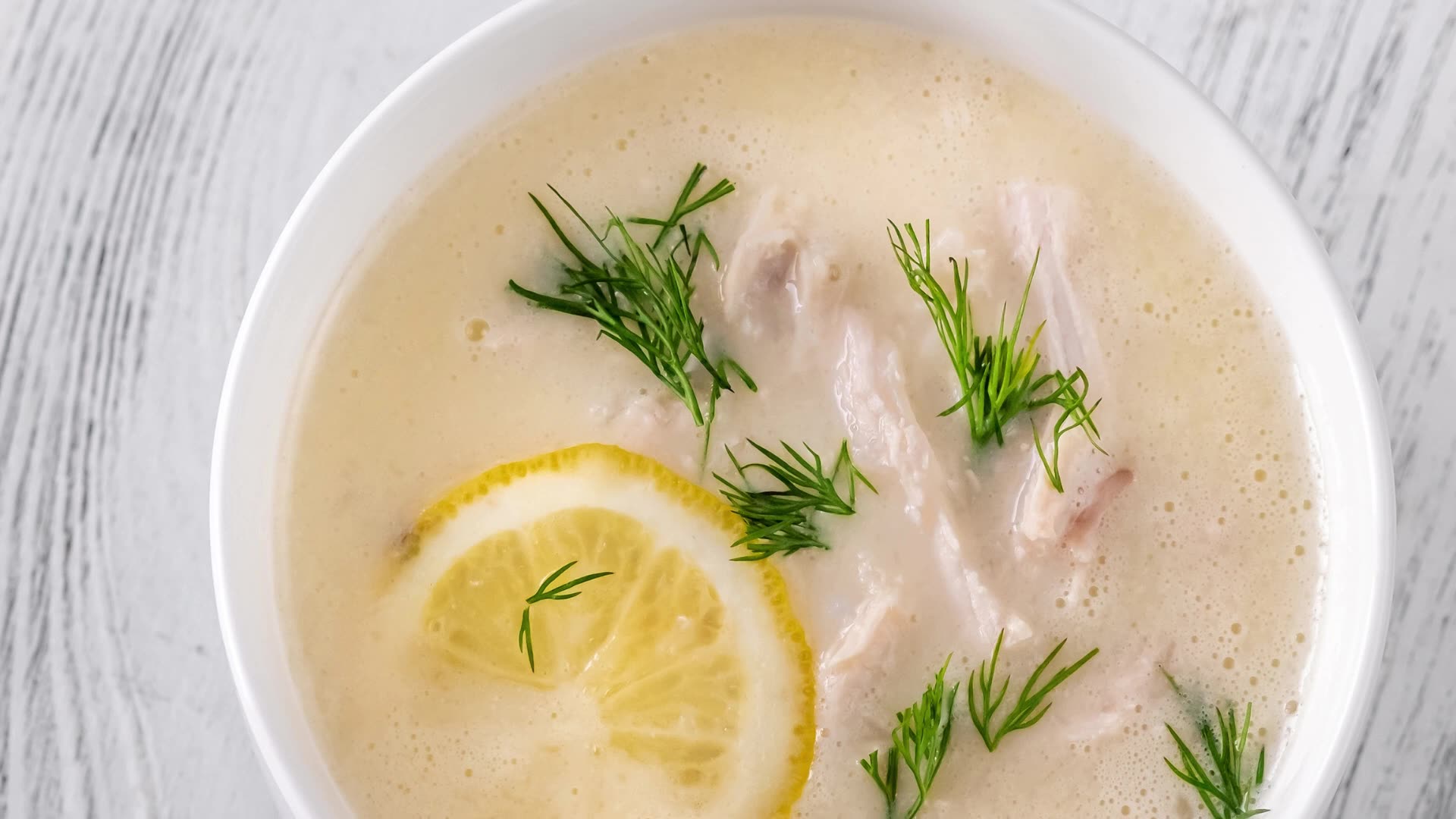 'Video thumbnail for Avgolemono: Greek Lemon and Chicken Soup'