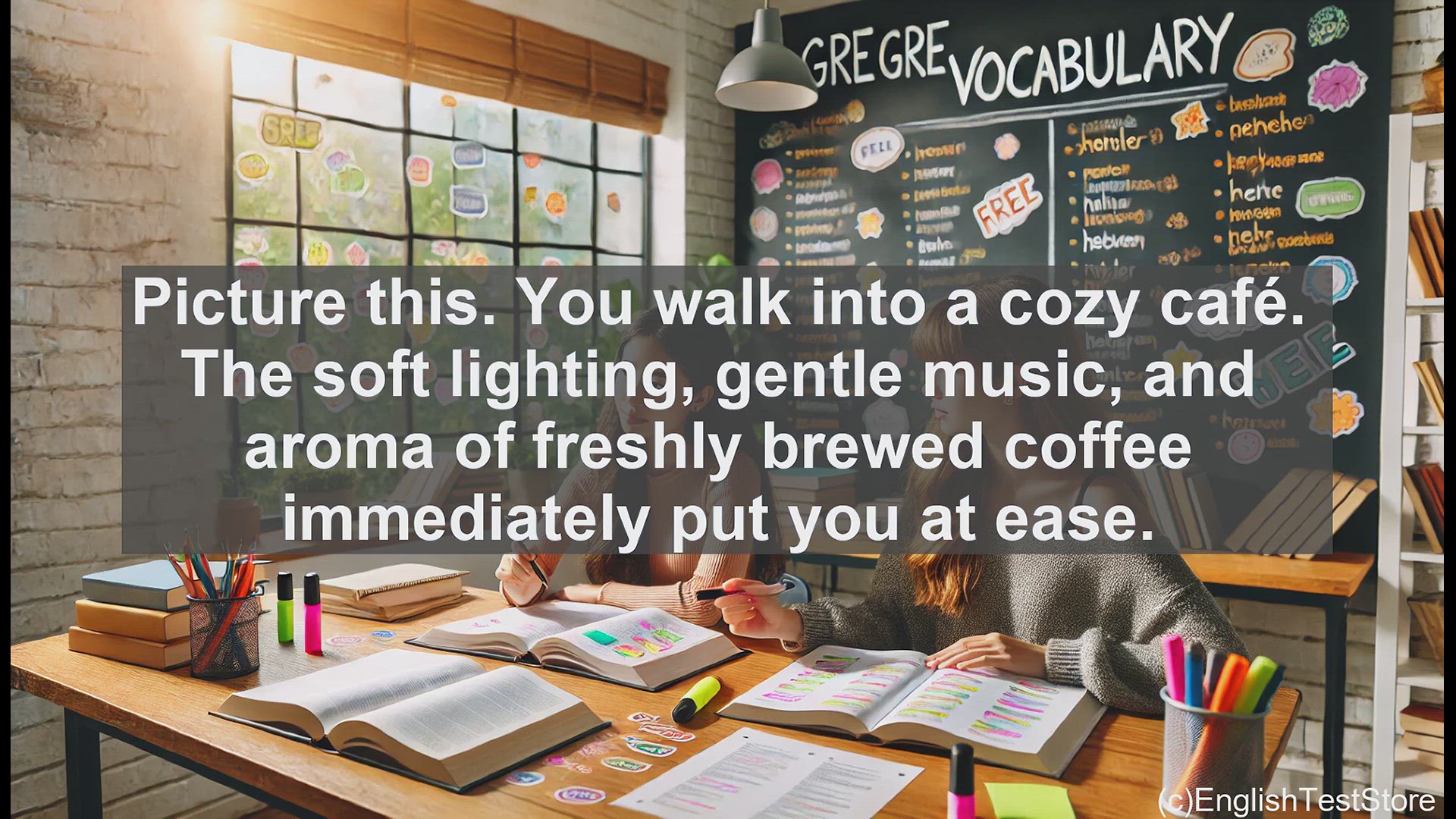 'Video thumbnail for GRE Vocabulary Lesson: Exploring the Ambience - A Sensory Journey'