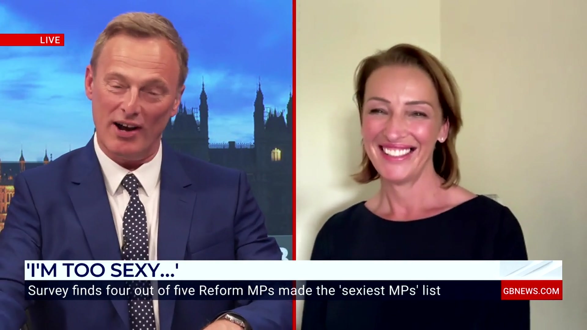 'Video thumbnail for Martin Daubney makes very cheeky quip as Reform MPs named in new survey - 'Was it done by Specsavers?!''