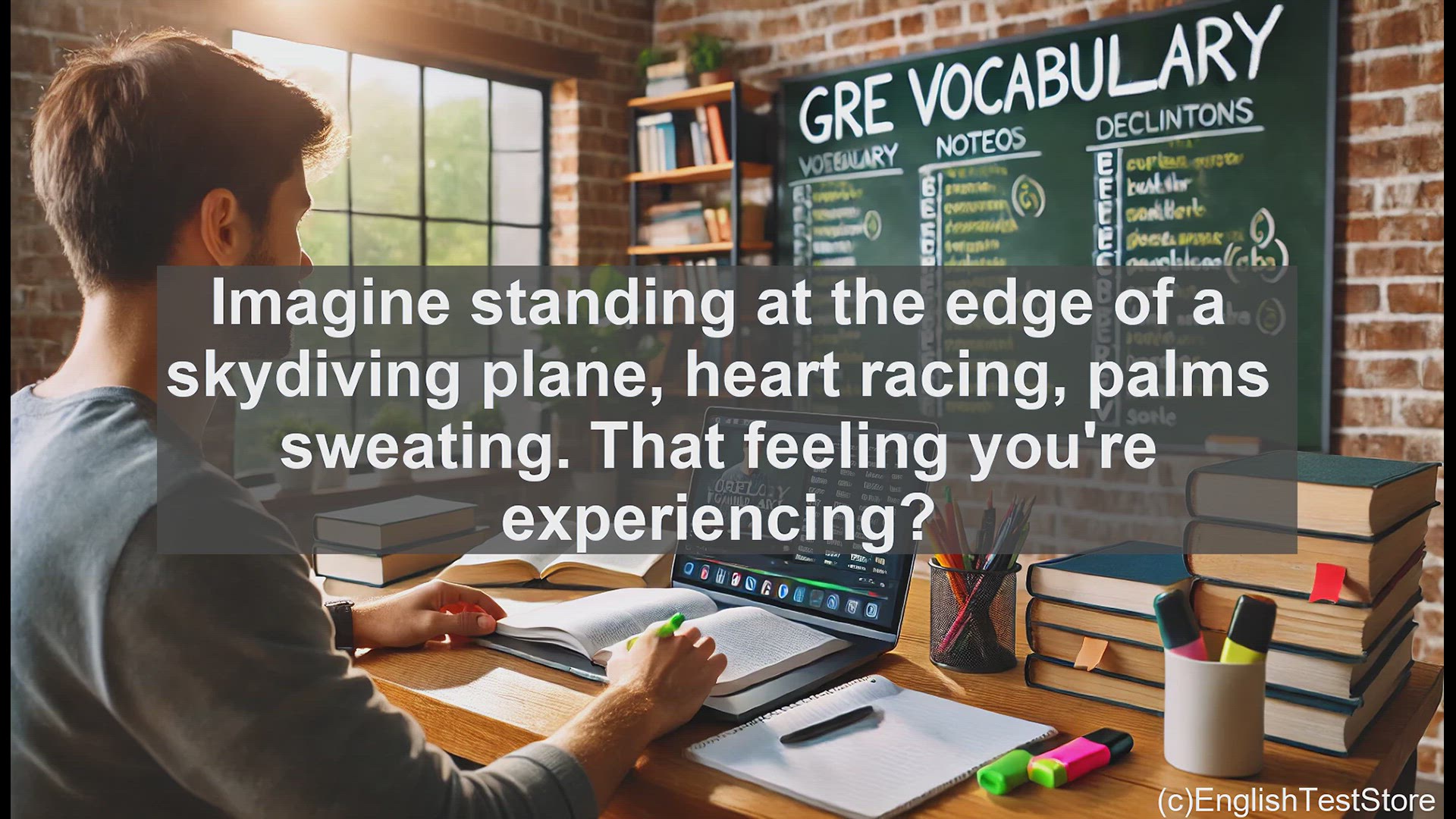 'Video thumbnail for GRE Vocabulary Lesson: Exploring the Powerful Word 'Trepidation''