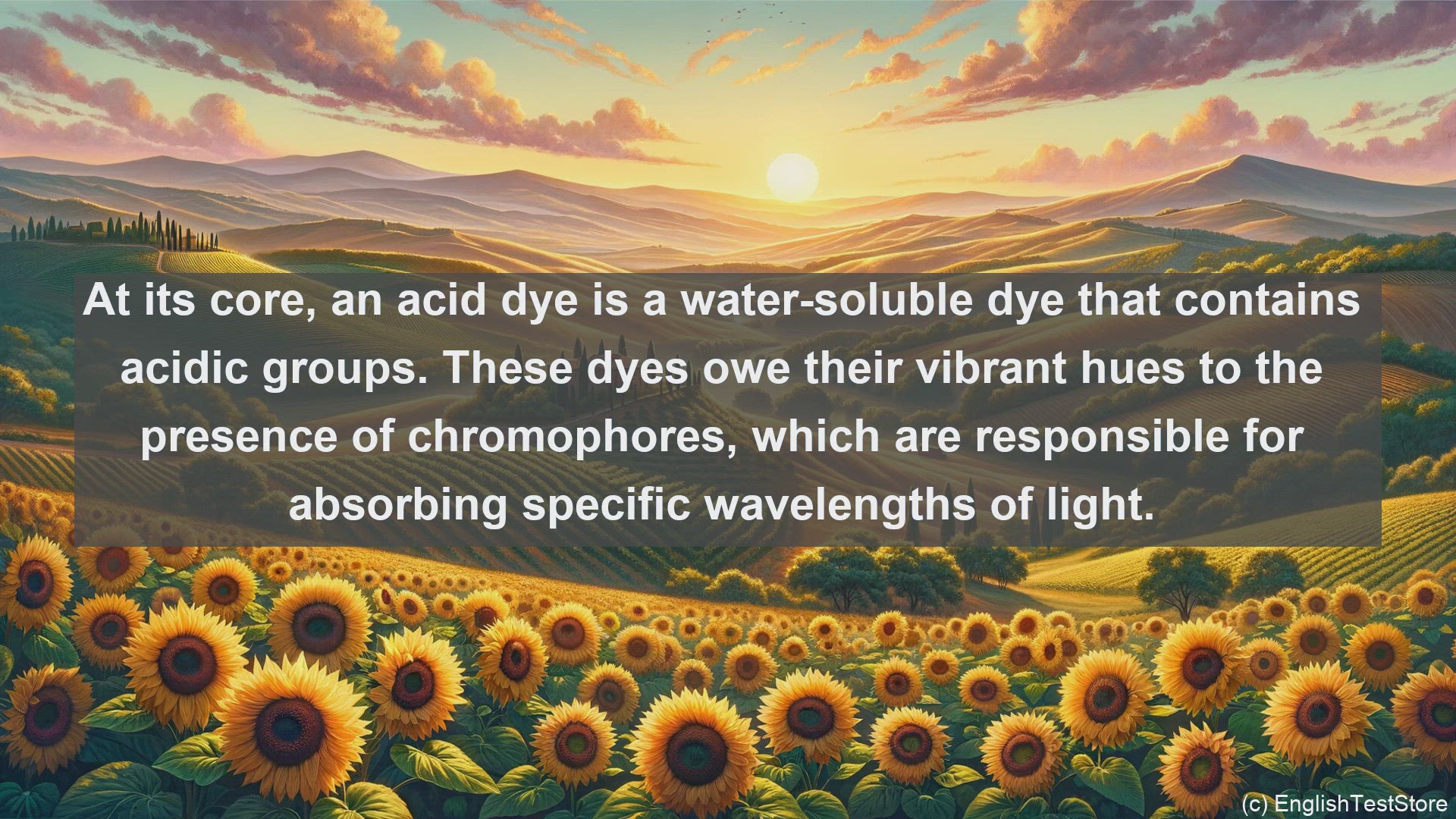 'Video thumbnail for Acid dyes in science  definition and examples'