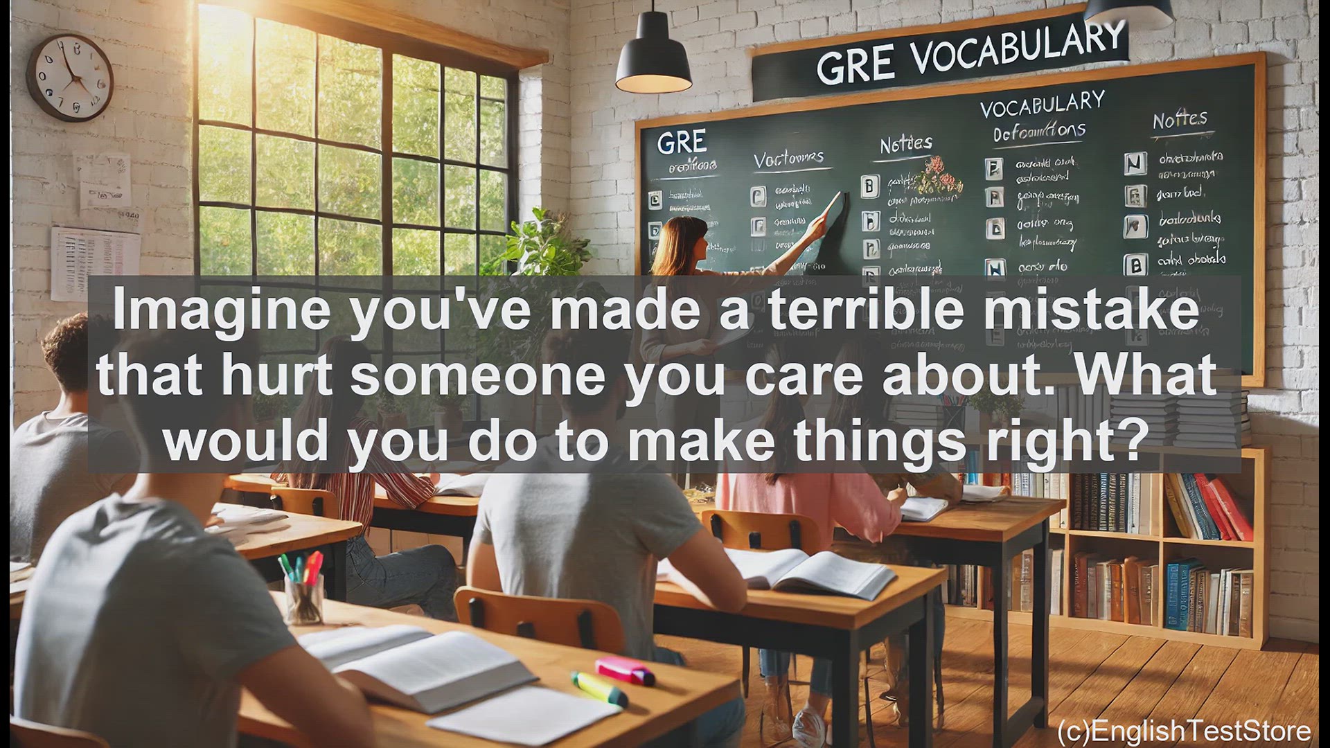 'Video thumbnail for GRE Vocabulary Lesson: Atoning for Mistakes - Restoring Harmony'