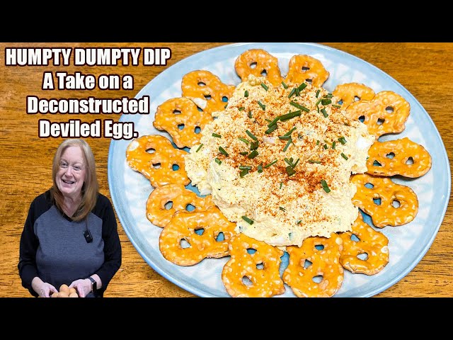 Video thumbnail for HUMPTY DUMPTY DIP APPETIZER A Deconstructed Deviled Egg