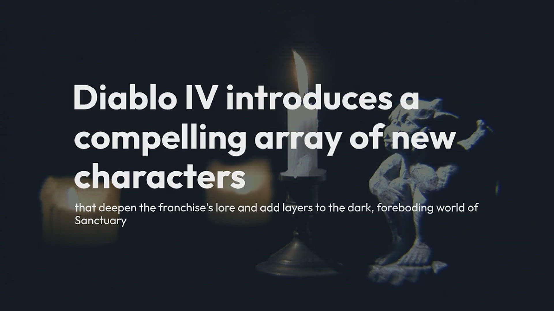 'Video thumbnail for New Characters In Diablo IV'