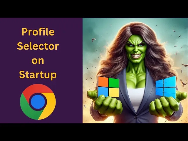 'Video thumbnail for How to Enable or Disable Chrome Profile Selector on Startup in Windows 11 or 10 | GearUpWindows'