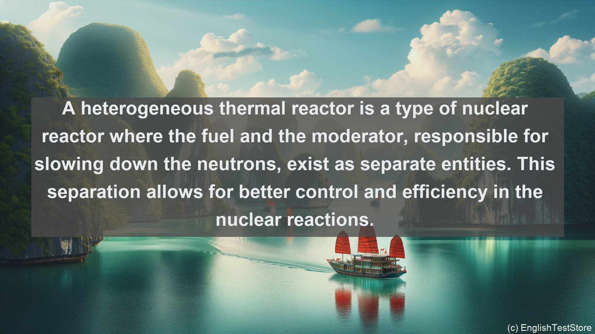 'Video thumbnail for Heterogeneous thermal reactor in science  definition and examples'