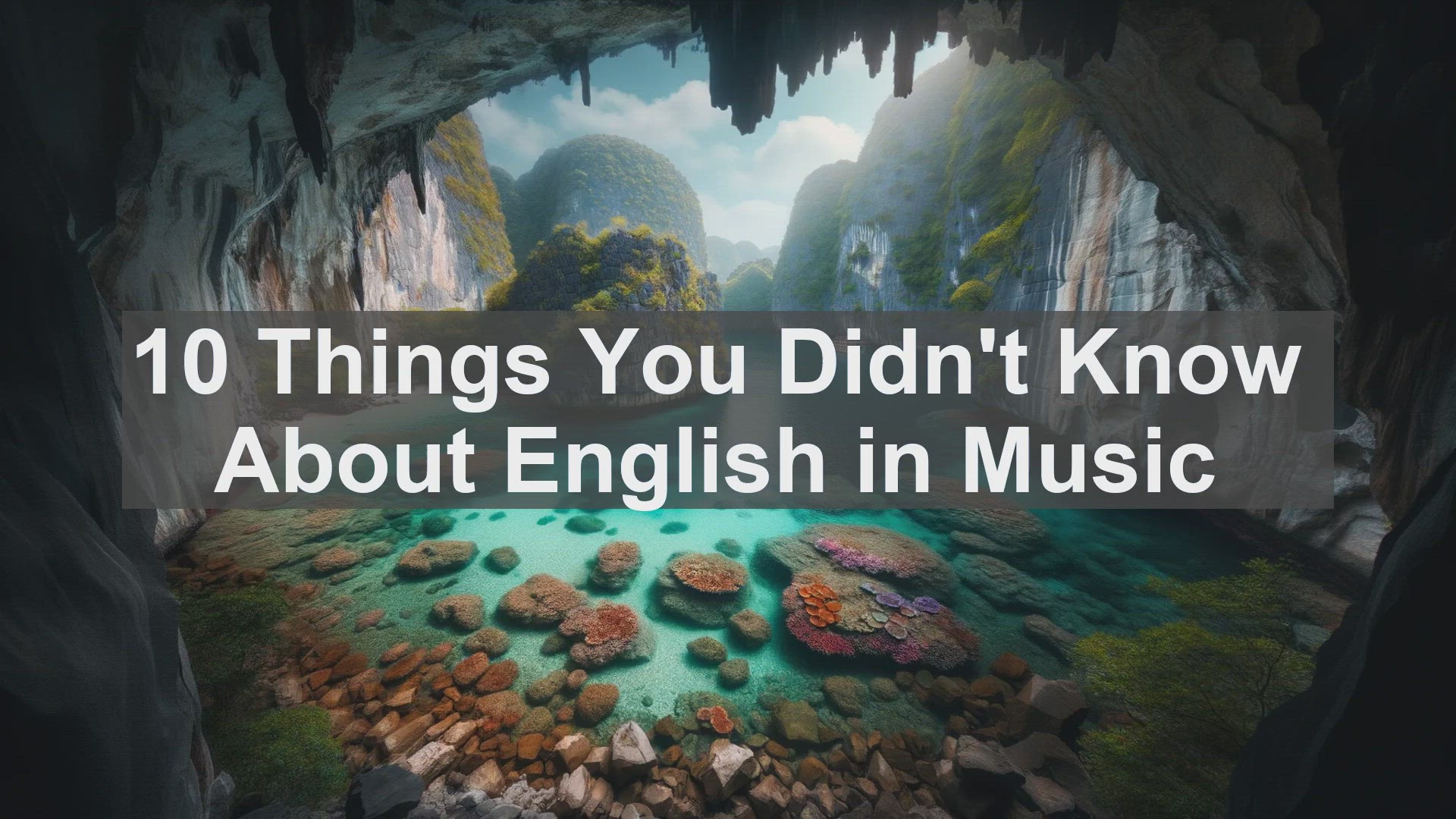 'Video thumbnail for 10 Things You Didn't Know About English in Music '