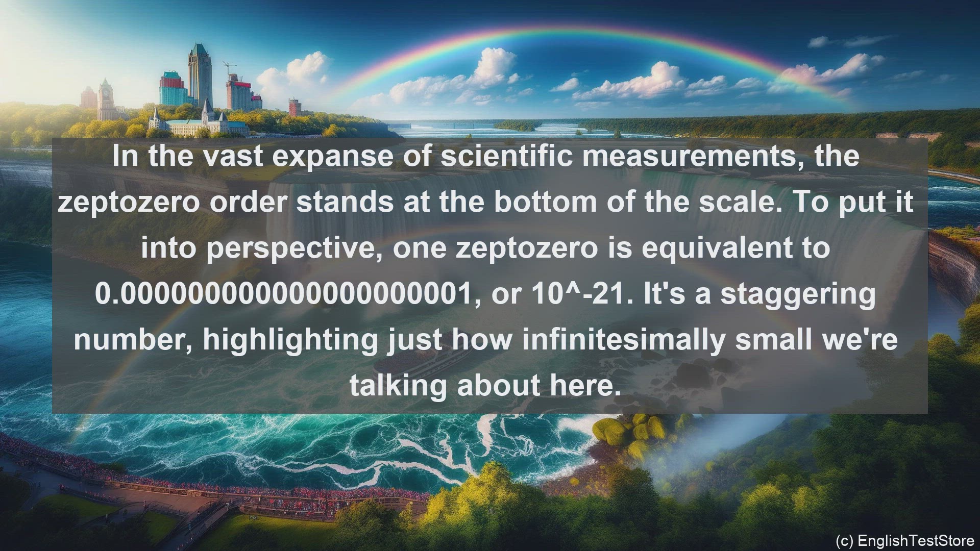 'Video thumbnail for Zeptozero order in science  definition and examples'