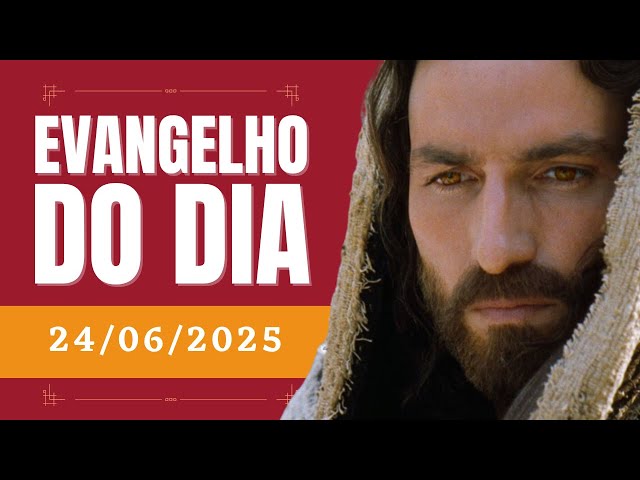 Video thumbnail for Evangelho do dia - terça-feira, 24 de junho de 2025 - Lucas 1,57-66.80 - Bíblia Católica