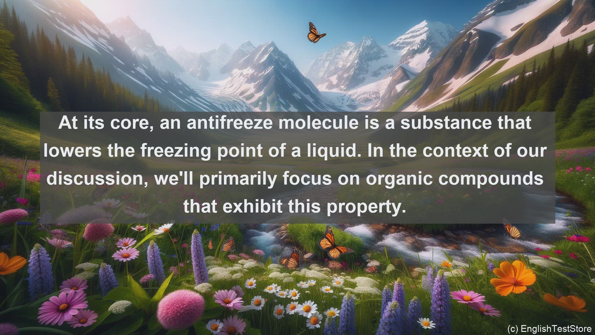 'Video thumbnail for Antifreeze molecule in science  definition and examples'