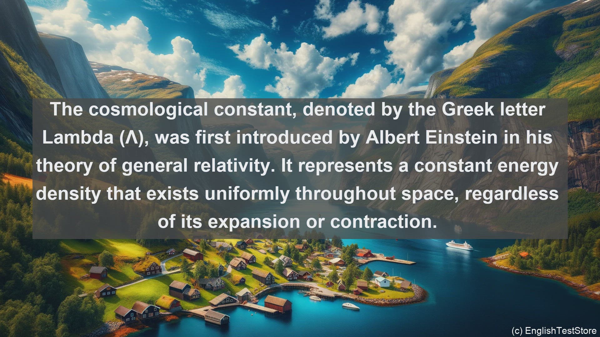'Video thumbnail for Cosmological constant in science  definition and examples'