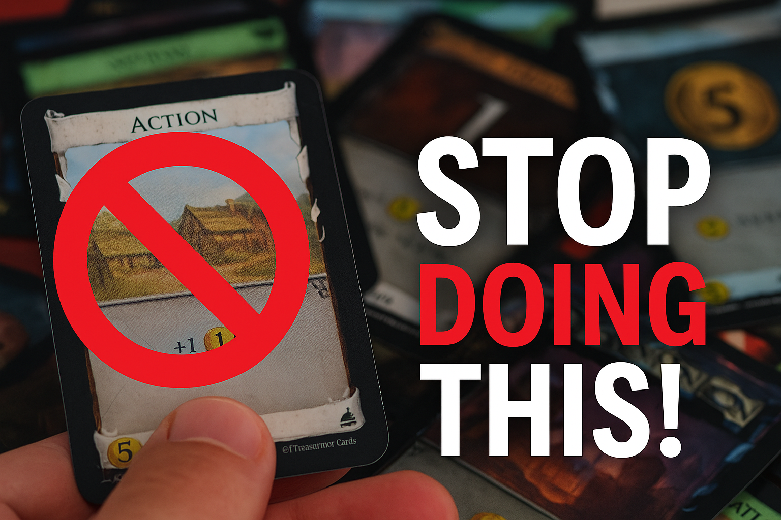 Video thumbnail for Dominion Deck-Building Strategy: 5 Mistakes Beginners Always Make