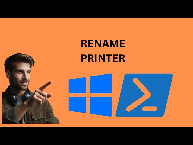 'Video thumbnail for How to Change a Printer Name on Windows 10 using PowerShell | GearUpWindows Tutorial'