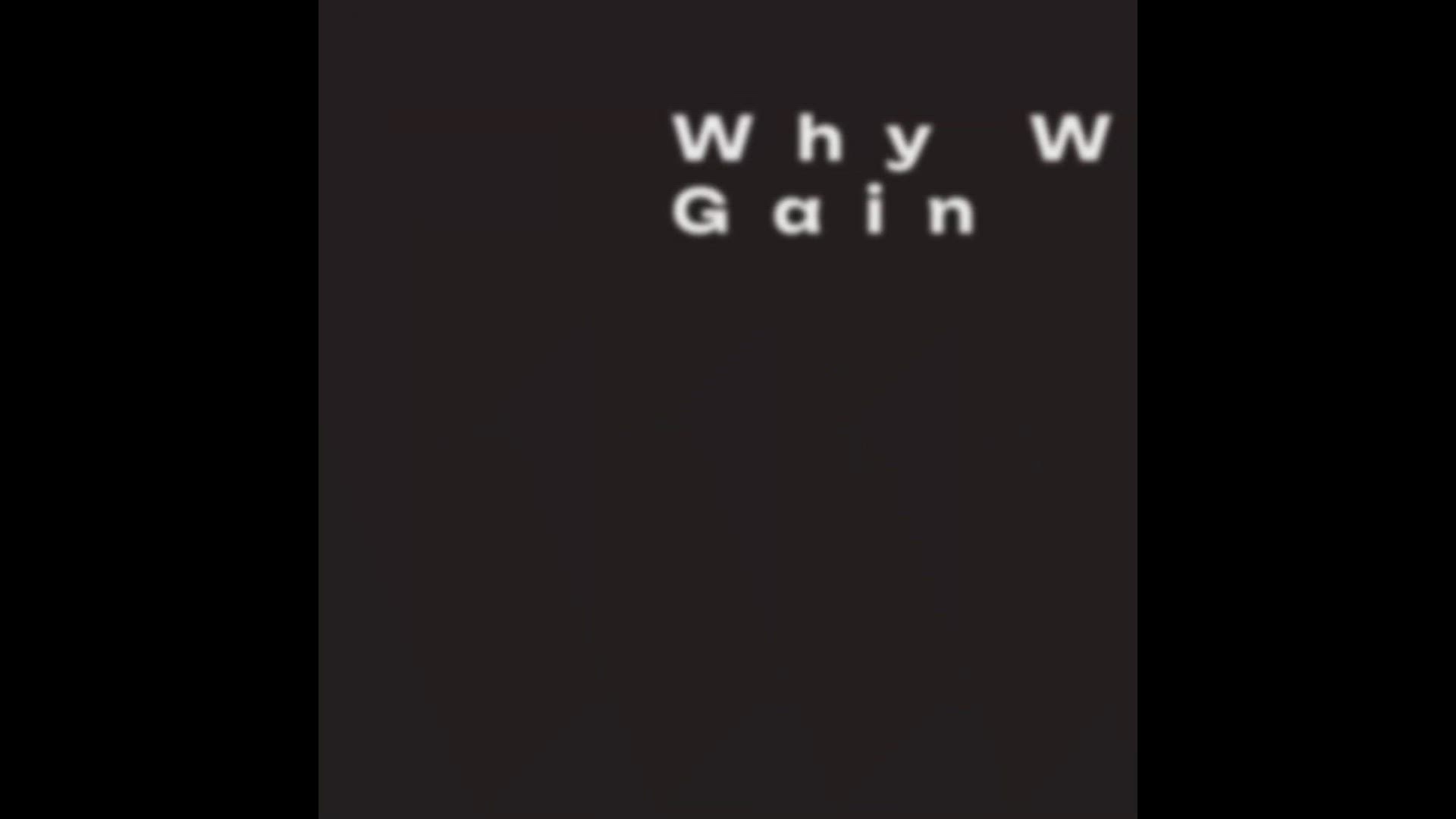 'Video thumbnail for Basics of weight gain'