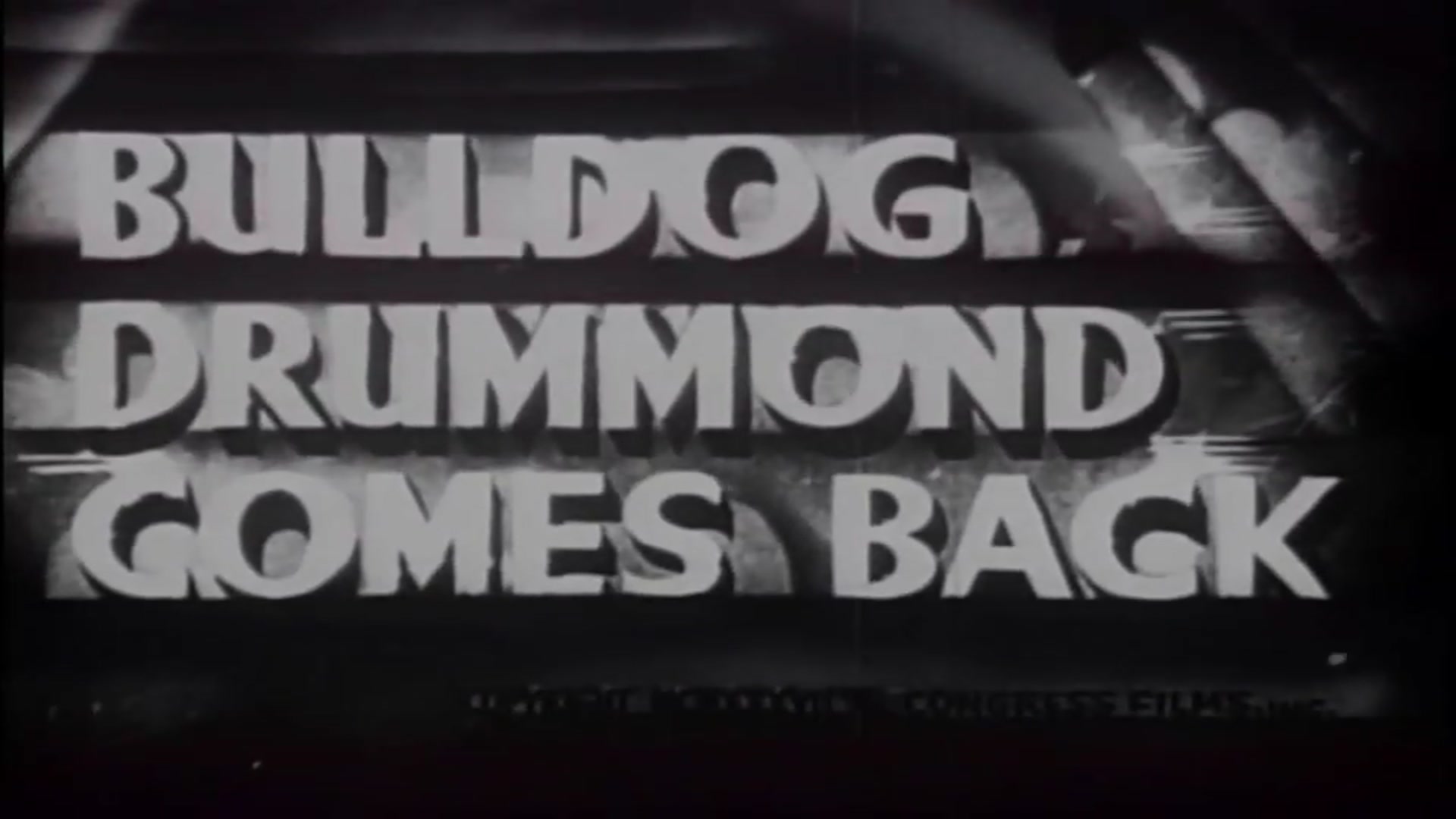 Video thumbnail for Bulldog Drummond Comes Back (1937)