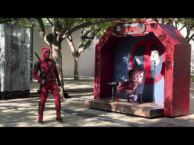 'Video thumbnail for Story Time with Deadpool 📚#marvel #deadpool #disneyland'