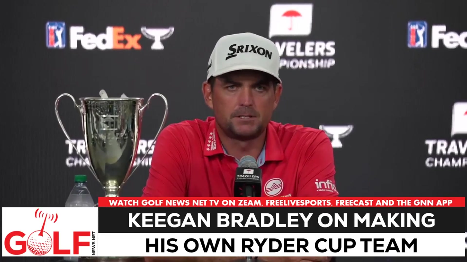 'Video thumbnail for Keegan Bradley could pick himself for US Ryder Cup team'