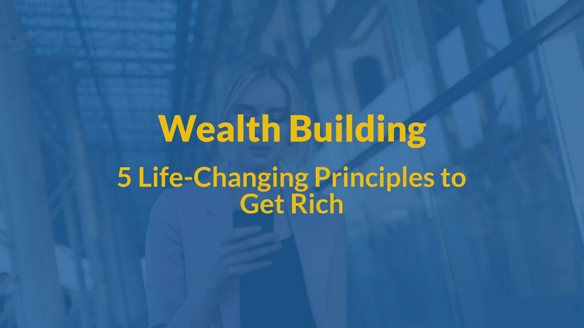 'Video thumbnail for How To Get Rich-5 Rich Principles That Change Your Life'