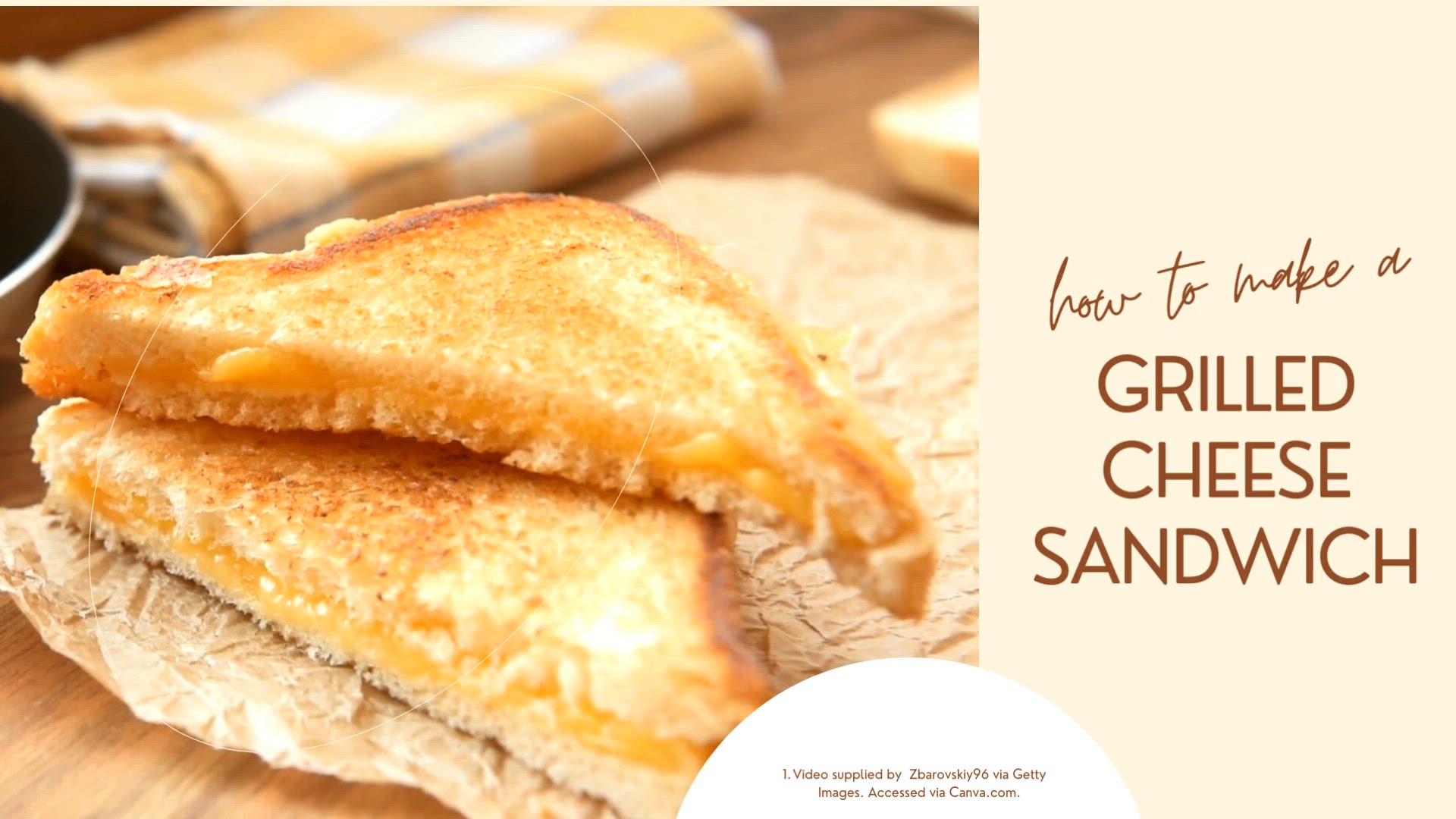 'Video thumbnail for Grilled Cheese Sandwich'