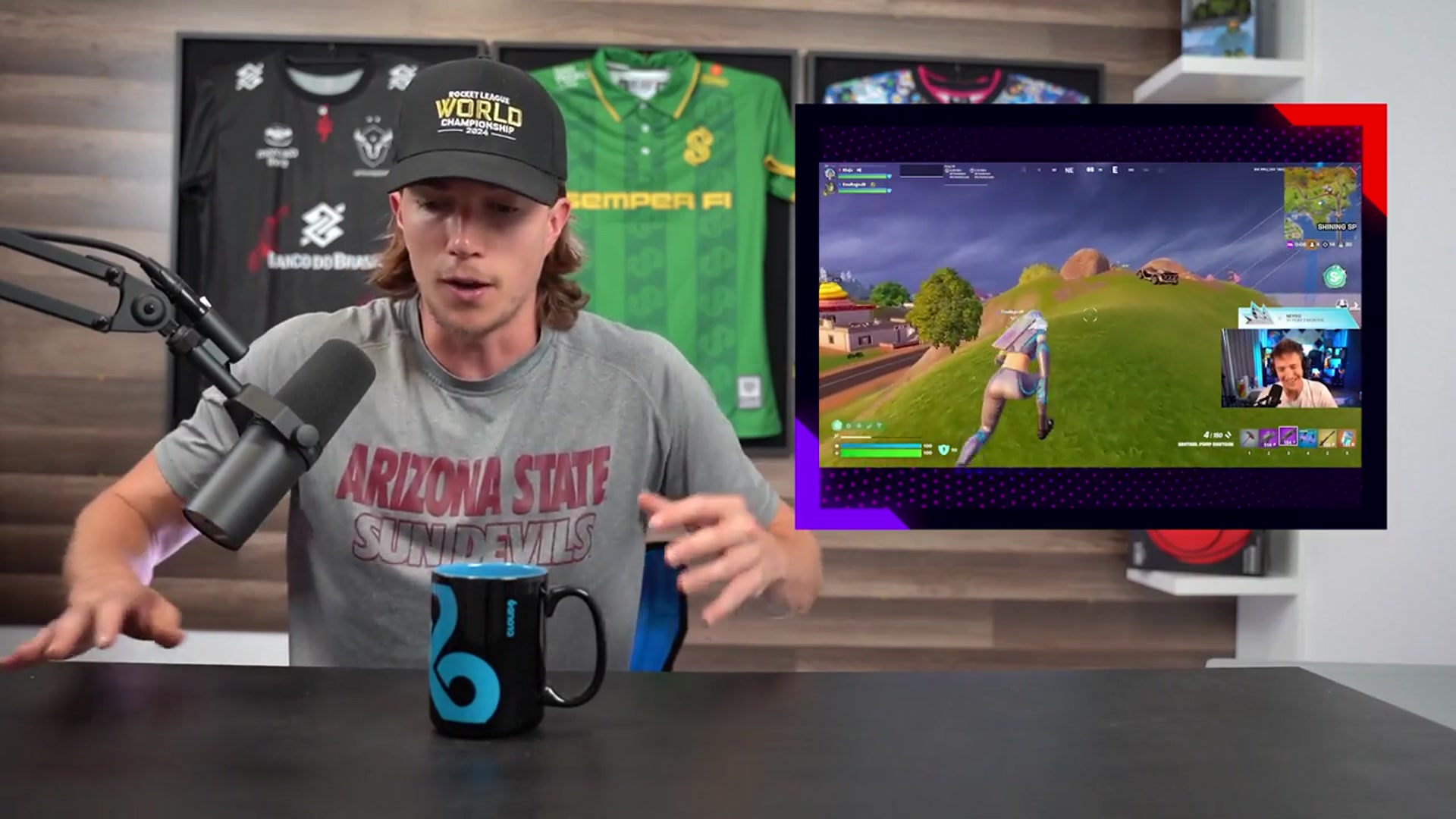'Video thumbnail for gwm: ninja and courage go off on call of duty & fortnite'