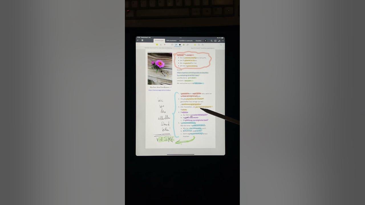 Video thumbnail for Kann ein KI-Programm feststellen, ob ein Text von einem KI-Programm stammt? Wichtig für die Schule!