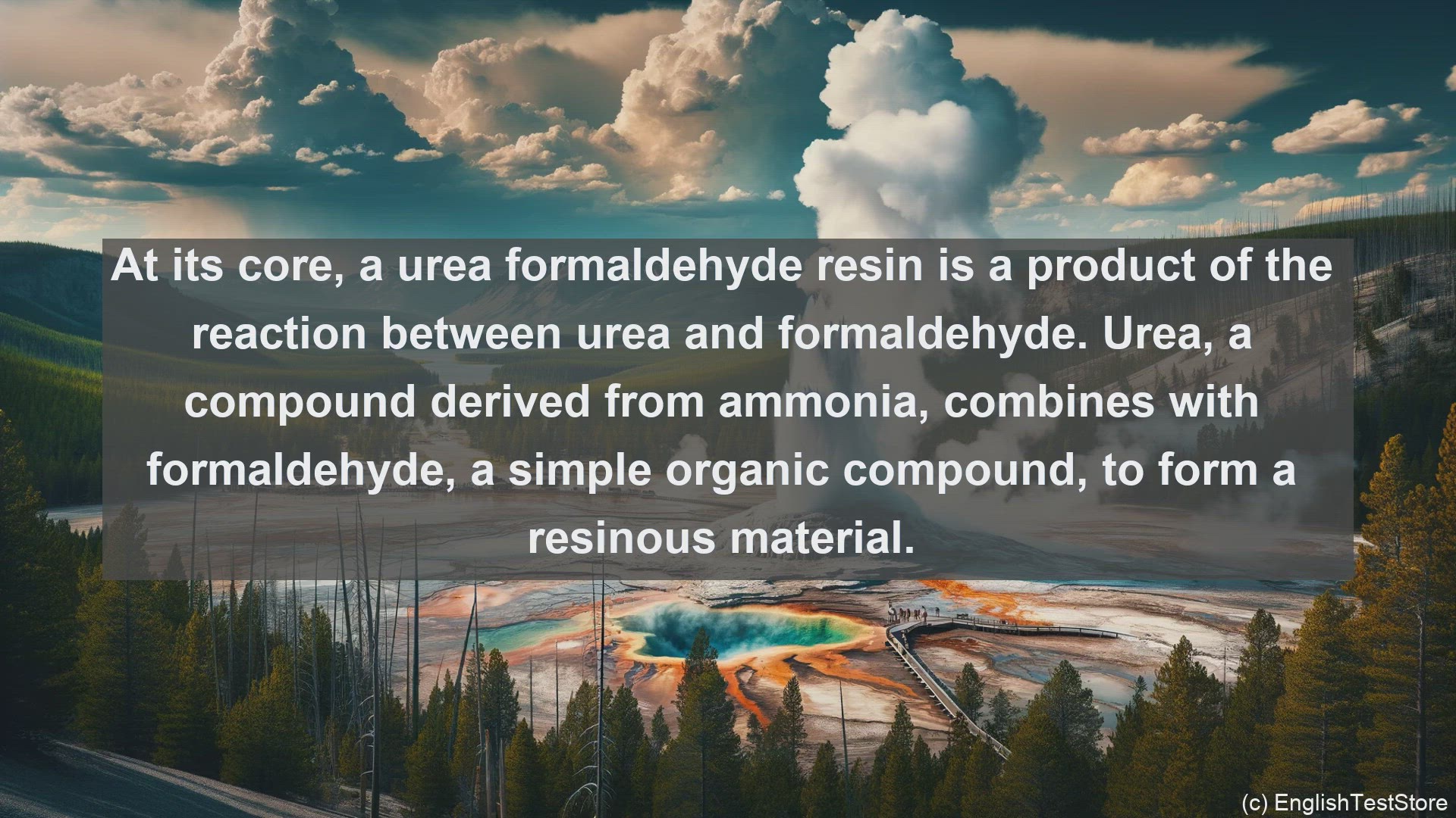 'Video thumbnail for Urea formaldehyde resins in science  definition and examples'
