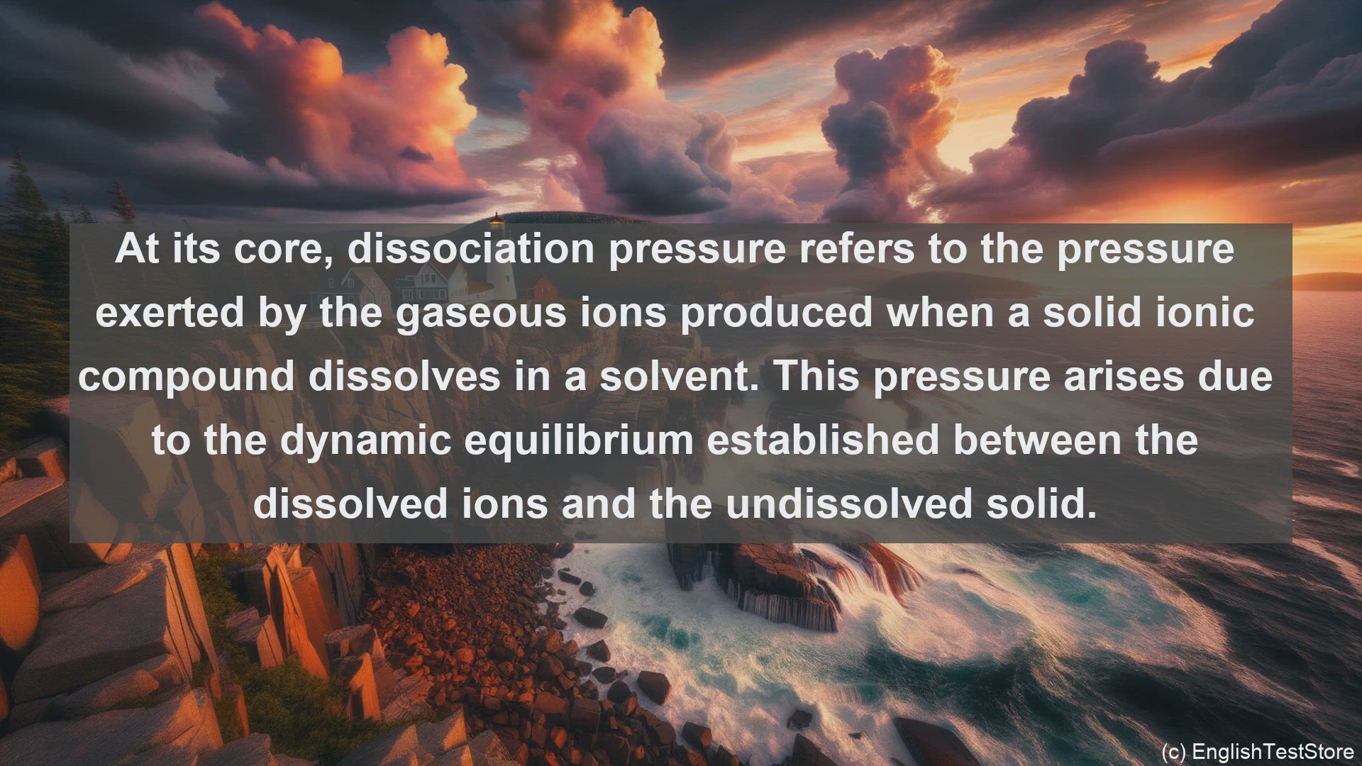 'Video thumbnail for Dissociation pressure in science  definition and examples'