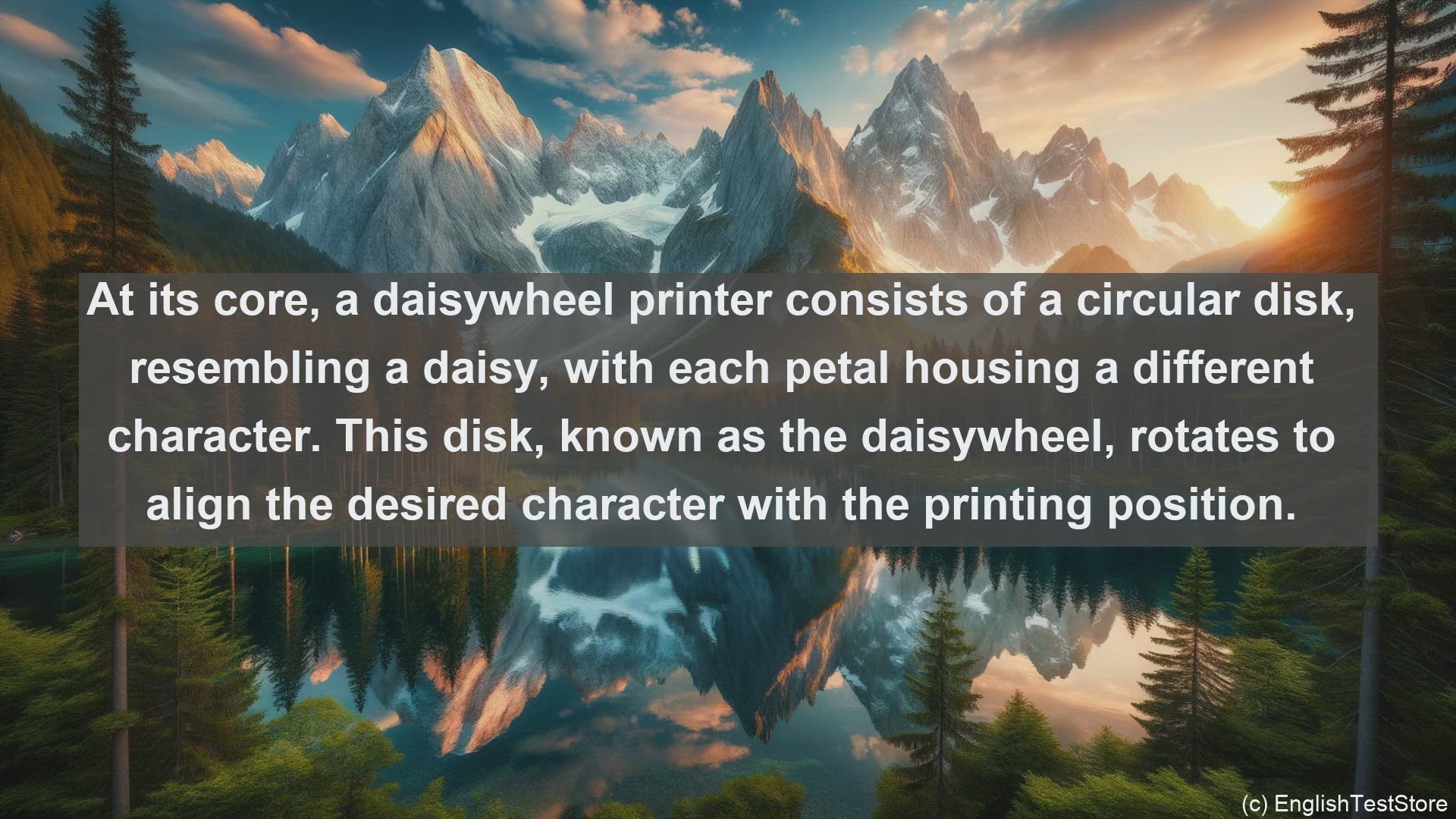 'Video thumbnail for Daisywheel printer in science  definition and examples'