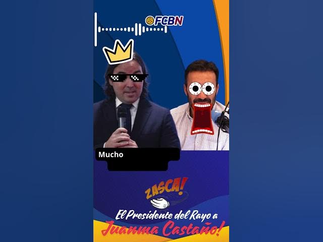 Video thumbnail for 🟦🟥 ZASCAZO A LA CAVERNA!!! MASTERCLASS DEL PRESIDENTE DEL RAYO #fcbarcelona #laliga #futbol