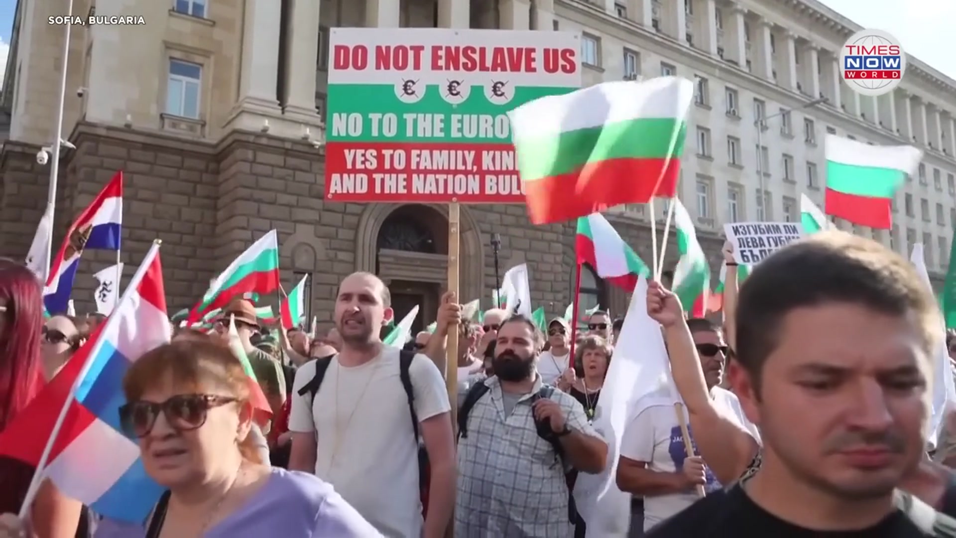 'Video thumbnail for Bulgaria Boils Over Eurozone Entry: Protesters Demand Referendum To Save Lev | Times Now World'