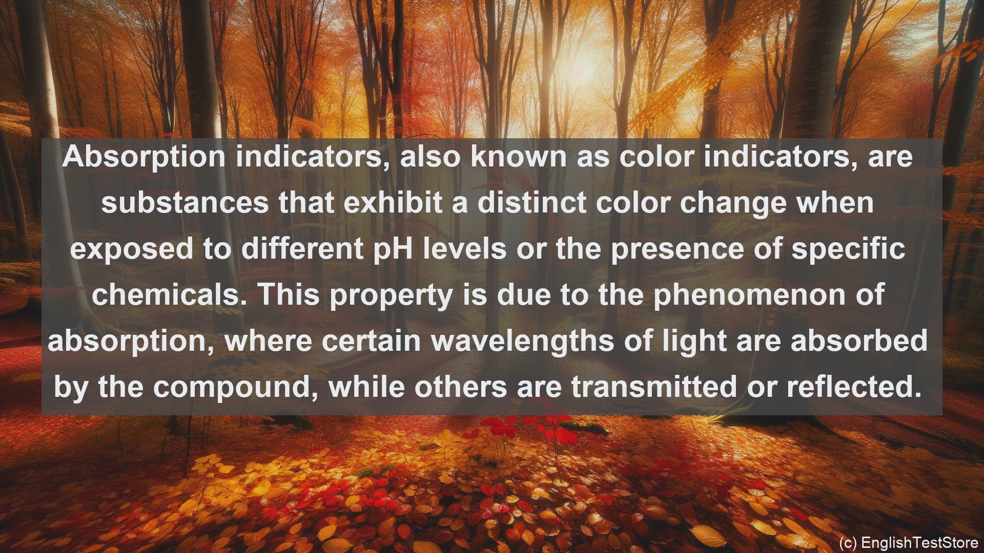'Video thumbnail for Absorption indicator in science  definition and examples'