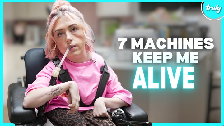 'Video thumbnail for I Rely On 7 Machines To Keep Me Alive | BORN DIFFERENT'