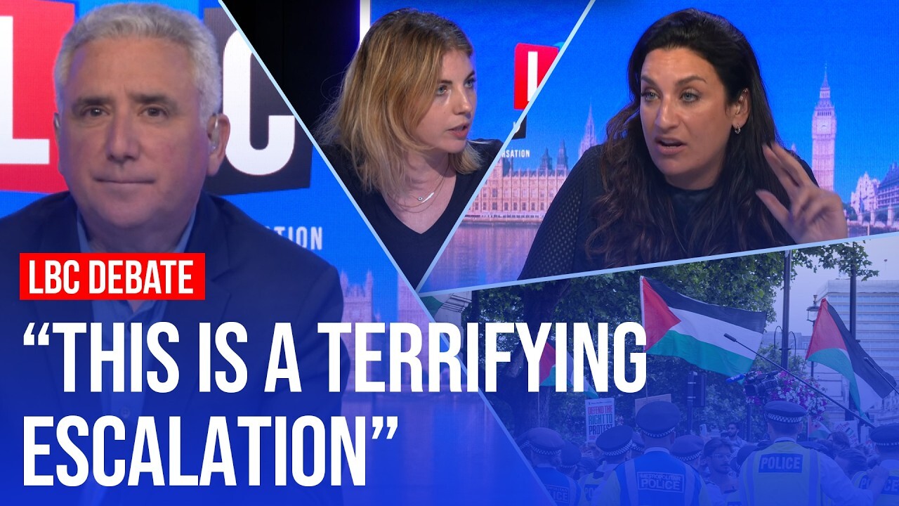 'Video thumbnail for Was the Home Secretary right to ban Palestine Action? | LBC debate'