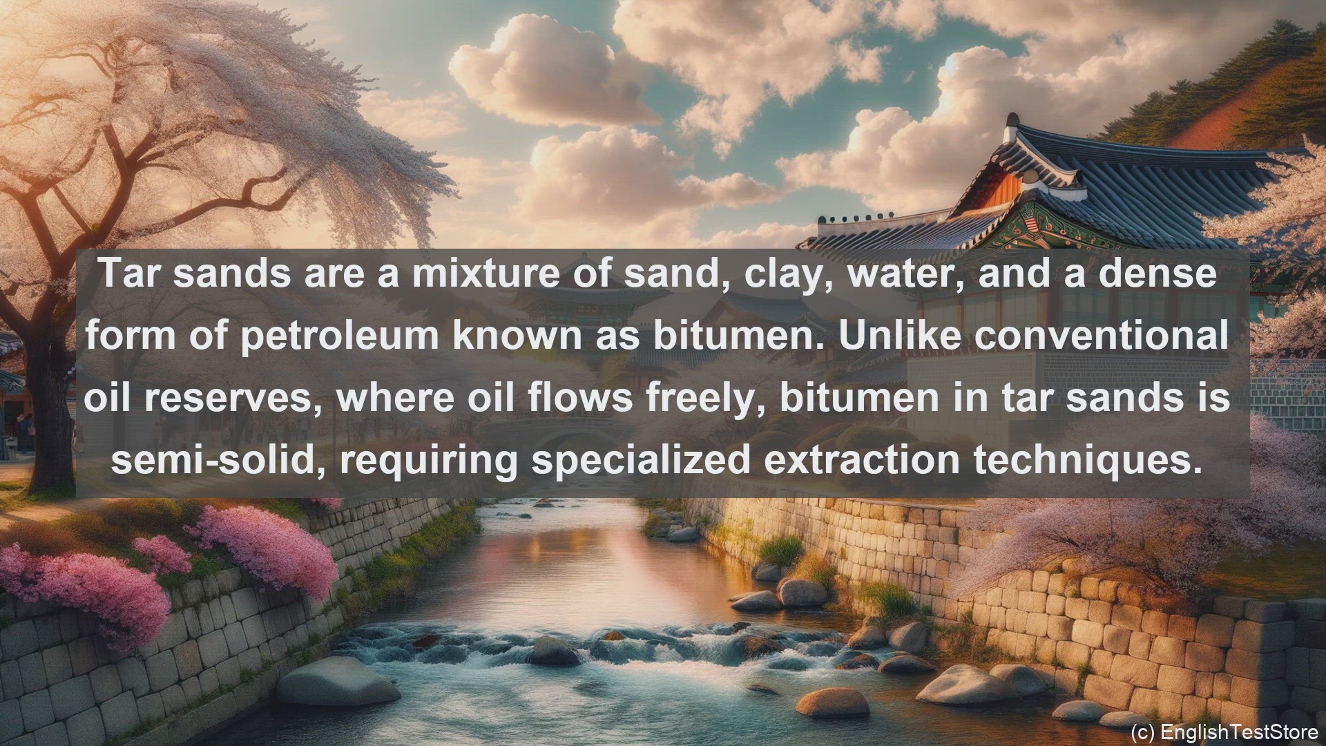 'Video thumbnail for Tar sand in science  definition and examples'