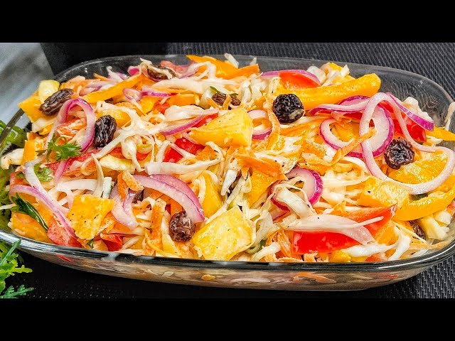 Video thumbnail for How To Make Mixed Vegetable Salad/ Vegan Salad🥗