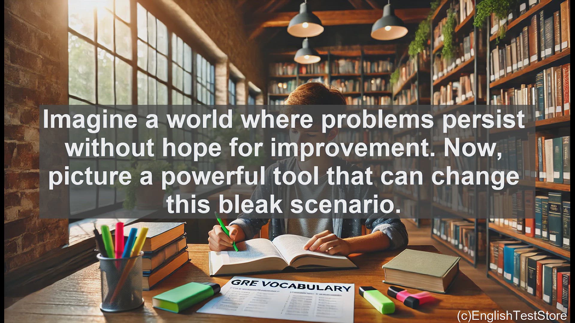 'Video thumbnail for GRE Vocabulary Lesson: Unlocking the Power of Amelioration - Transforming Challenges into Opportunities'